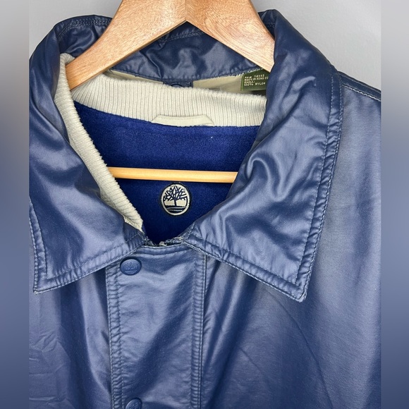 Navy timberland weathergear coat - Picture 4 of 9